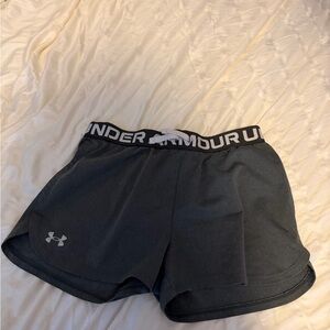 Under Armour Kids Dark Gray Shorts